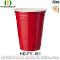 Plastic Solo Cup rojo, taza desechable para fiesta